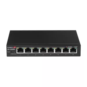 Edimax GS-5008E tīkla pārslēgs Vadīts Gigabit Ethernet (10/100/1000) Melns