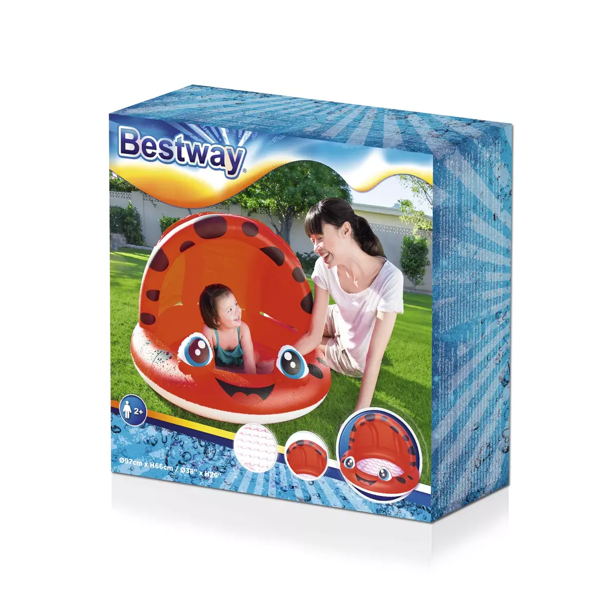Бассейн с тентом Bestway Φ97 см Photo 6