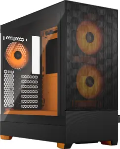 PC Case Fractal Design Pop Air Tower Black, Orange