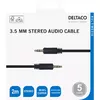 DELTACO audio cable MM-150-K 3.5 mm 2 m Photo 5