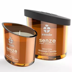 Massage candle Swede SENZE SEDUCTION — Clove, Orange & Lavender aroma