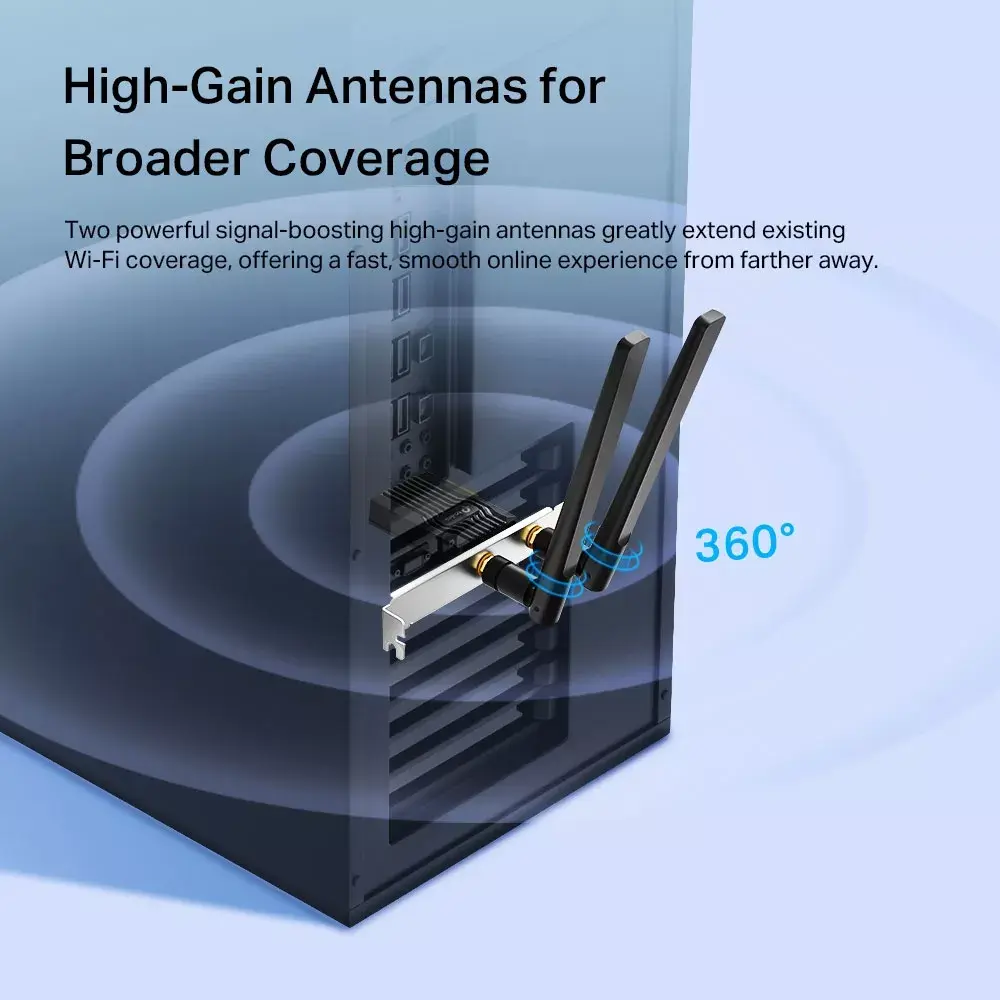 TP-Link Archer AX3000 Wi-Fi 6 Bluetooth 5.2 PCIe адаптер Photo 4