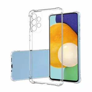 Evelatus Samsung A53 5G Triecienizturīgs TPU Vāciņš Caurspīdīgs