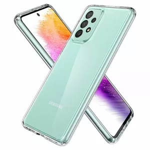 Clear silicone protective case Evelatus for Samsung Galaxy A73 5G, 1.5 mm TPU, transparent