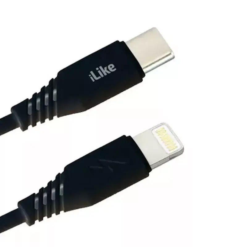 Lādēšanas kabelis iLike CTL01 Type-C uz Lightning 1 m Photo 3