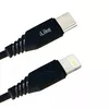 Lādēšanas kabelis iLike CTL01 Type-C uz Lightning 1 m Photo 3