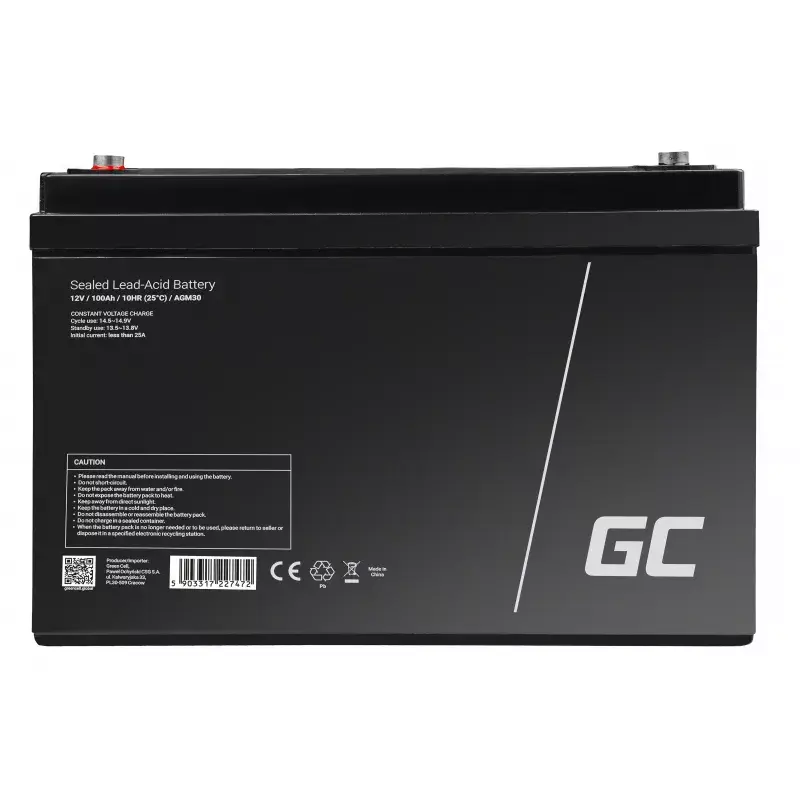 Green Cell AGM30 12 V 100 Ah akumulators Photo 4