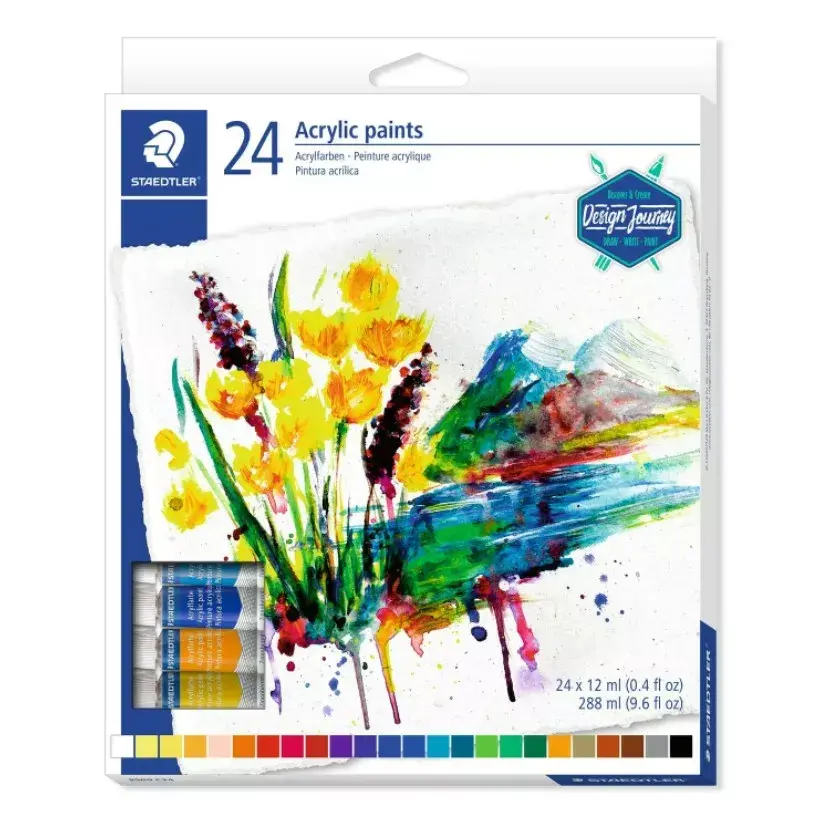 Akrila krāsas Staedtler 24 gab. Photo 1