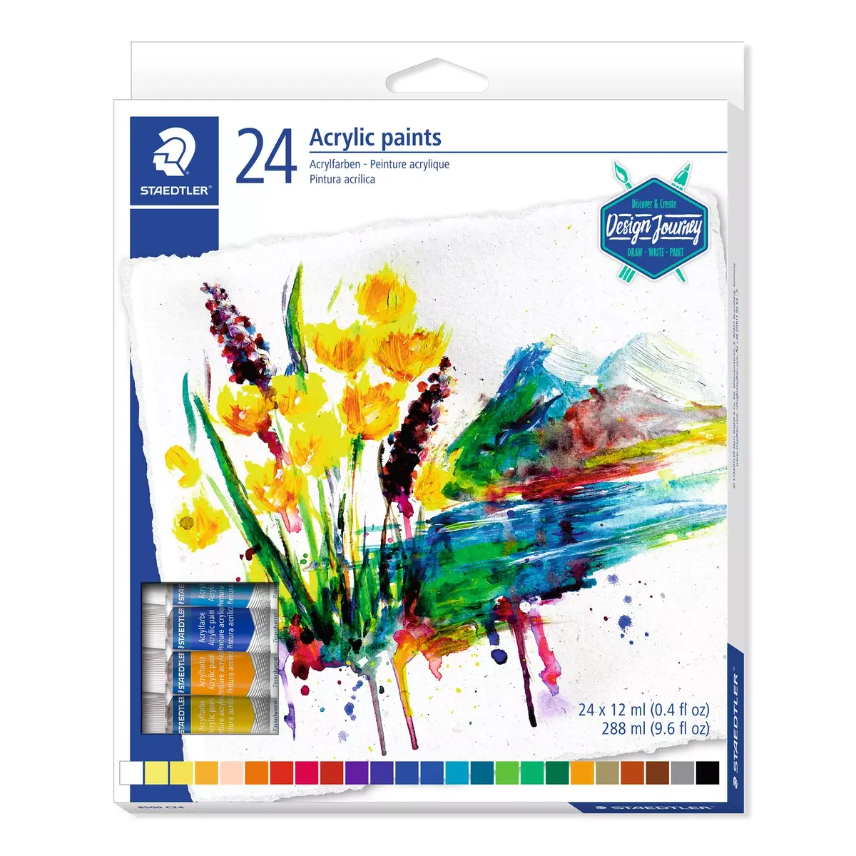Akrila krāsas Staedtler 24 gab. Photo 7