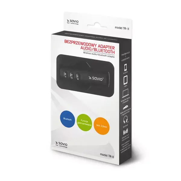 Savio TR-11/B Bezvadu Bluetooth Audio Sūtītājs Photo 3