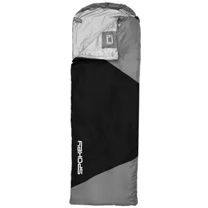 Спальный мешок-кокон SPOKEY Ultralight 600II, полиэстер Ripstop, 750×2100 мм, 780 г, чёрно‑серый
