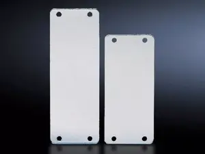 Rittal SZ 2478.000 Steel Cover Plate, Grey – for connector cut-outs
