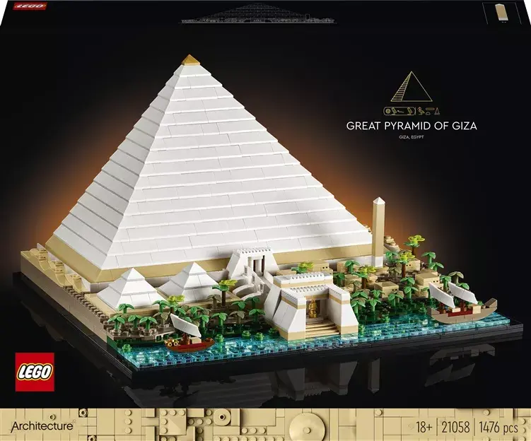 LEGO Architecture Hēopa piramīda 21058 — 1 476 detaļas Photo 2
