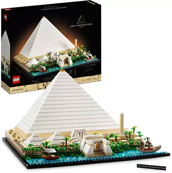 LEGO Architecture Hēopa piramīda 21058 — 1 476 detaļas Photo 1