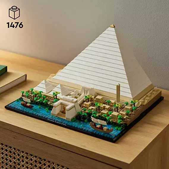 LEGO Architecture Hēopa piramīda 21058 — 1 476 detaļas Photo 7
