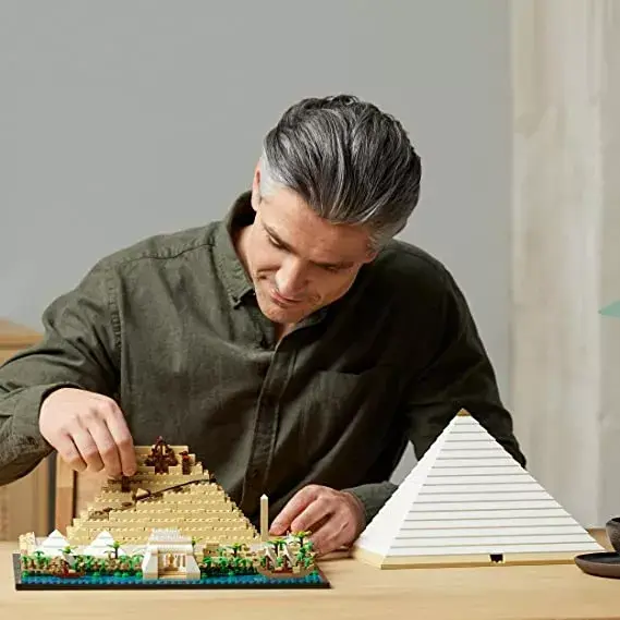 LEGO Architecture Hēopa piramīda 21058 — 1 476 detaļas Photo 8