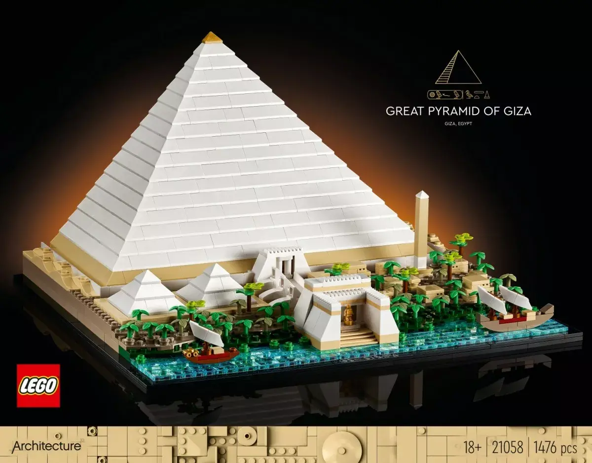 LEGO Architecture Hēopa piramīda 21058 — 1 476 detaļas Photo 6