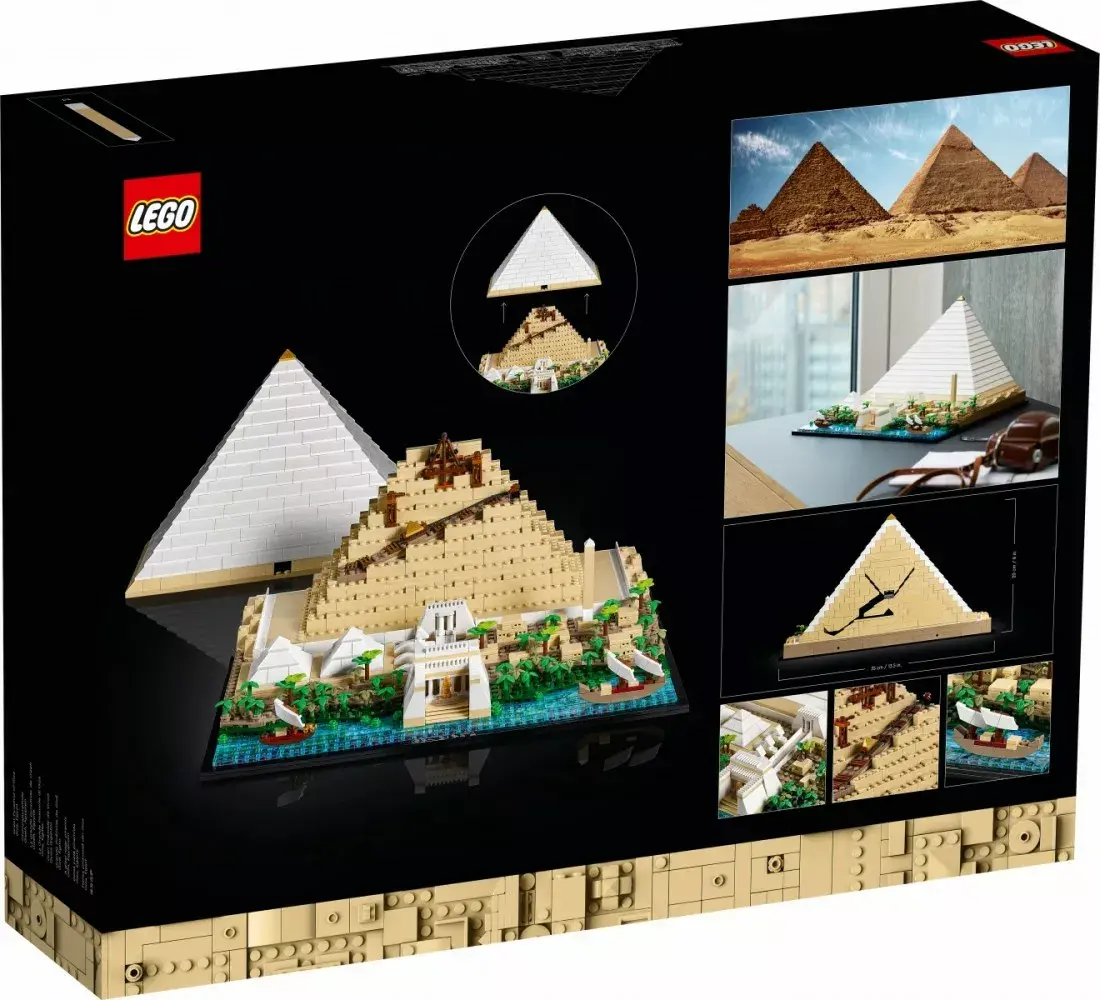 LEGO Architecture Hēopa piramīda 21058 — 1 476 detaļas Photo 9