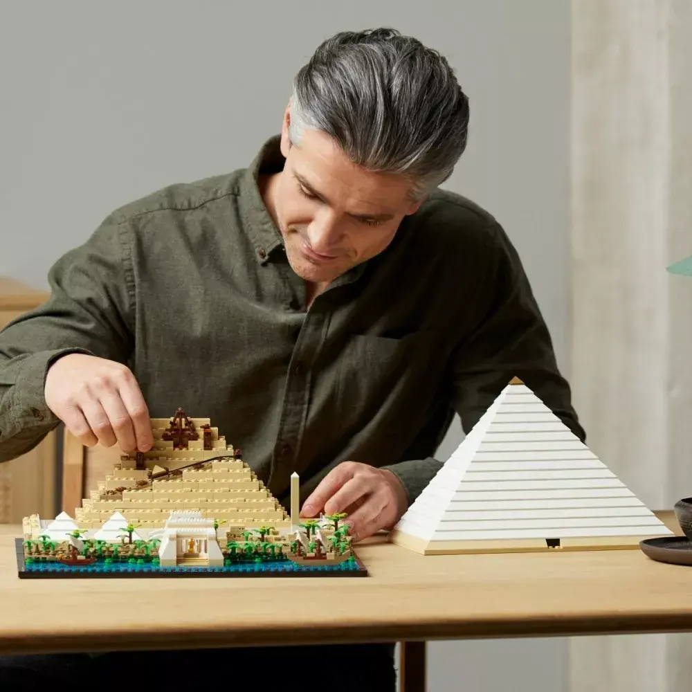 LEGO Architecture Hēopa piramīda 21058 — 1 476 detaļas Photo 18