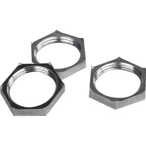 Lock nut Lapp M32 brass, chrome finish, diameter 4.15 cm — pack of 50