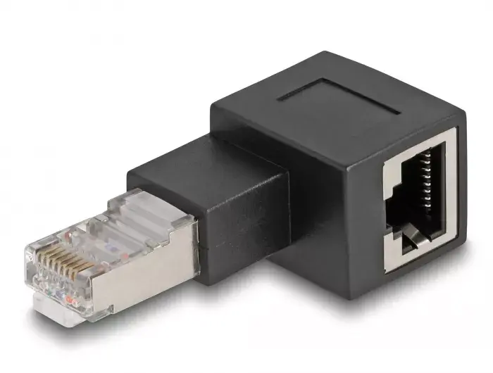 Адаптер DeLOCK RJ45 plug to RJ45 jack Cat.6A Photo 2