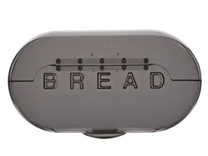 Bread Box ViceVersa 46216 Oval Grey Plastic