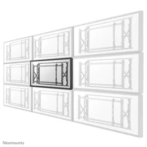 Крепление для видеостены Neomounts LED-VW1750BLACK — для 1 экрана 32"–55", нагрузка до 35 кг, VESA 200x200–600x400, чёрное