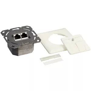 Sokets RJ-45 LogiLink NP0021 Metāliski Balts STP Cat 6a