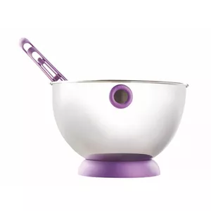 Набор миски и венчика ViceVersa Kogel Mogel Violet – миска для смешивания с подходящим венчиком, модель 16242
