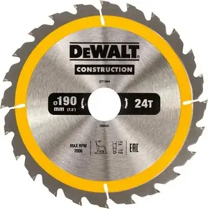Диск циркулярный DeWalt DT1944-QZ 190×30 мм 24 зуба