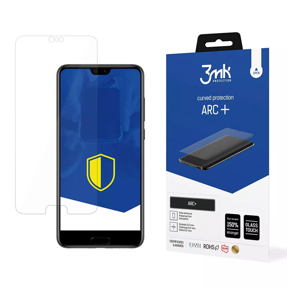 Ekrāna aizsargs 3MK P20 Pro ARC+