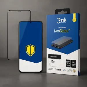 Защитное стекло 3MK NeoGlass для Samsung Galaxy S21+ 5G — черное