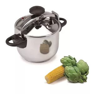Stovetop Pressure Cooker JATA OPC6 6L Stainless Steel