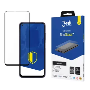 Защитное стекло 3MK NeoGlass для Xiaomi Redmi Note 9T 5G (чёрное) – закалённое стекло