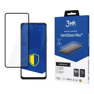 Защитное стекло 3MK HardGlass Max для Xiaomi POCO M4 Pro 5G — FullScreen, чёрное