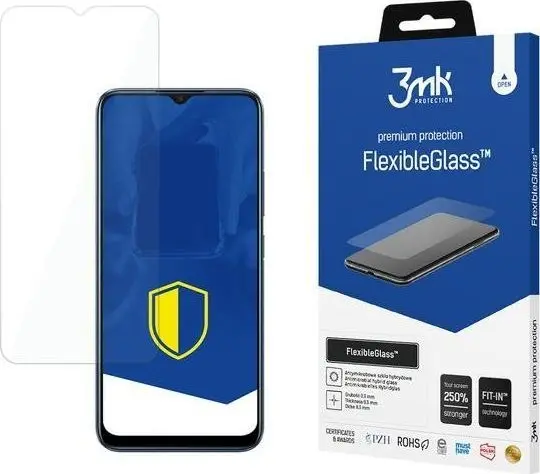Ekrāna aizsargstikls 3MK FlexibleGlass priekš Realme