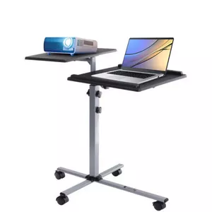 Techly Universal Adjustable Trolley for Notebook Projector, Black