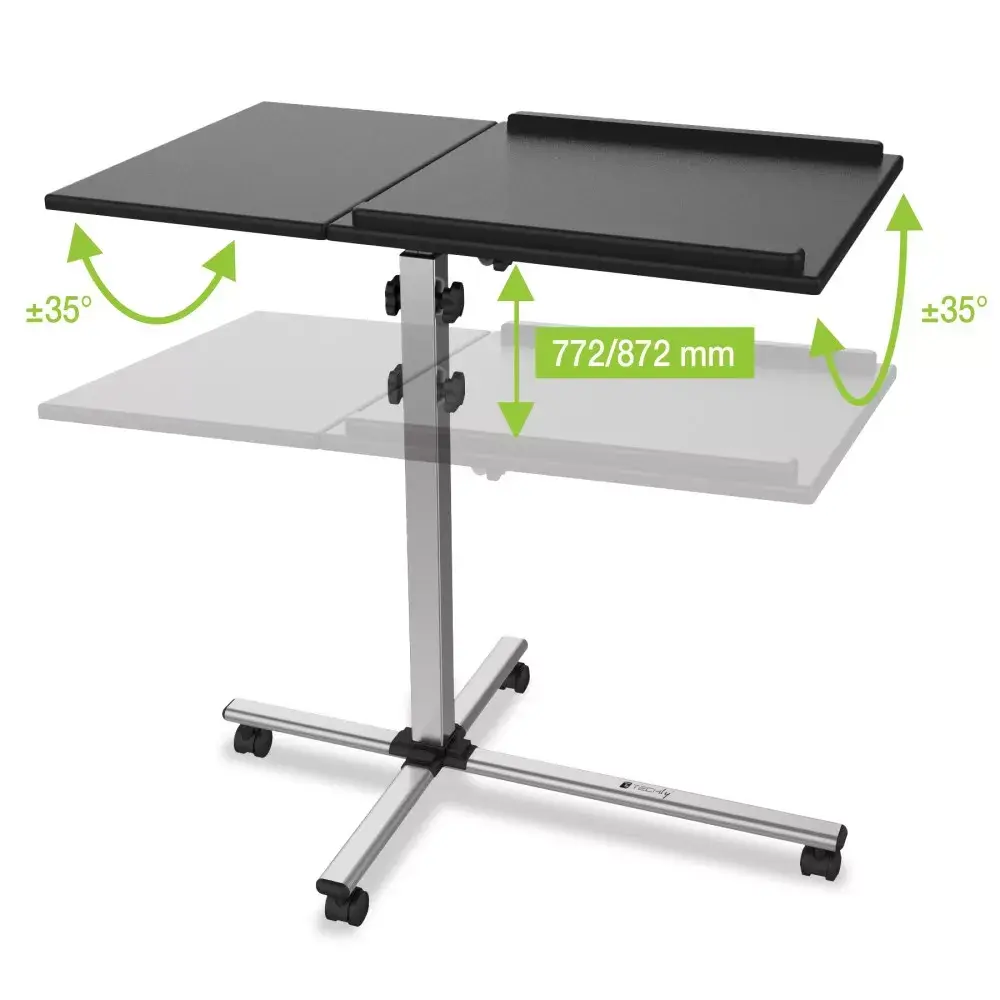 Laptop stand Techly Universal Adjustable Trolley for Notebook Projector Photo 5
