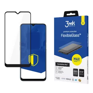 Защитное стекло 3MK FlexibleGlass Max для Oppo A16 / A16s — черное