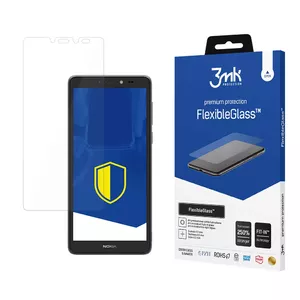 Защитное гибкое стекло FlexibleGlass 3MK для Nokia C2 2nd Edition, 1 шт.