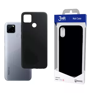 3MK Matt Case for Realme C12 — protective smartphone case, black