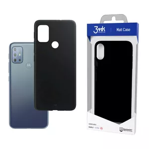Матовый защитный чехол 3MK для Motorola Moto G20 — чёрный