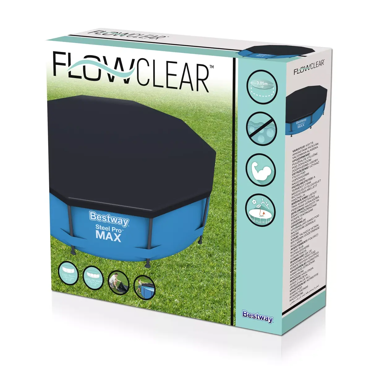 Bestway Frame Pool Cover 3.05m Photo 3