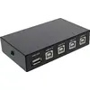 InLine USB 2.0 переключатель ручной USB-A устройство на 4 компьютера Photo 2