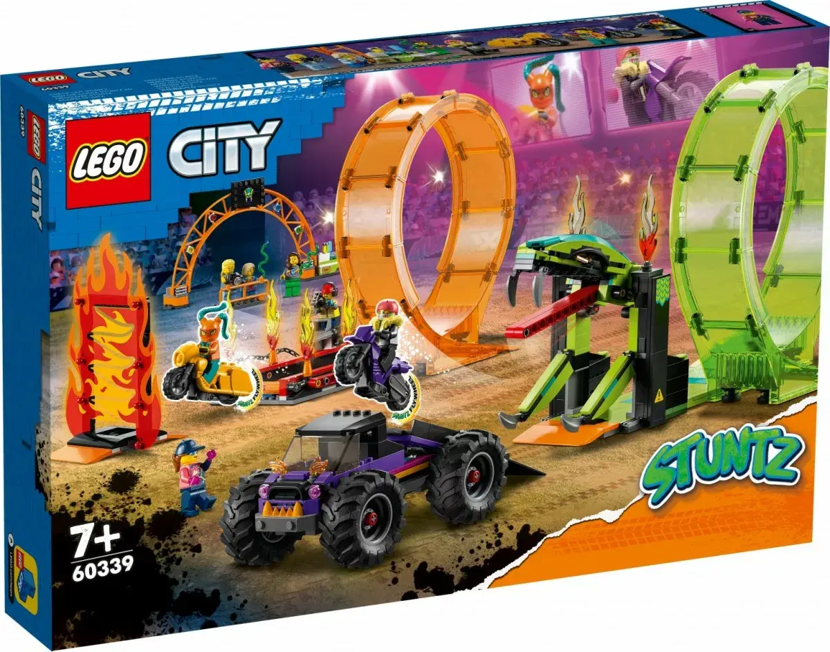 LEGO City 60339 Dubultās cilpas kaskadieru