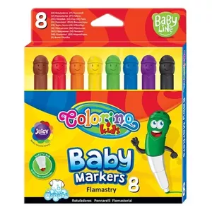 Colorino Kids bērnu marķieri 8 krāsas