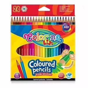 Colourino hexagonal coloured pencils 24 colours — colorino, model 14700PTR