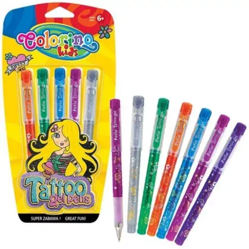 Gel Tattoo colorino 15860PTR — 5 colours Photo 2