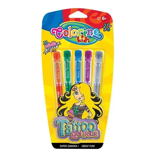Želejas tetovējumu komplekts colorino 15860PTR —