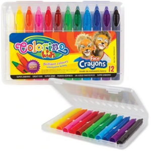 Colorino Kids krītiņi ar seju 12 krāsas